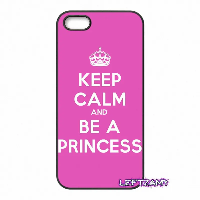 as pictures Keep Calm and Be A Princess Твердый чехол для телефона samsung Galaxy Note 2 3 4 5 8 S2 S3 S4 S5 MINI S6 S7 edge Active S8 Plus - Цвет: as pictures