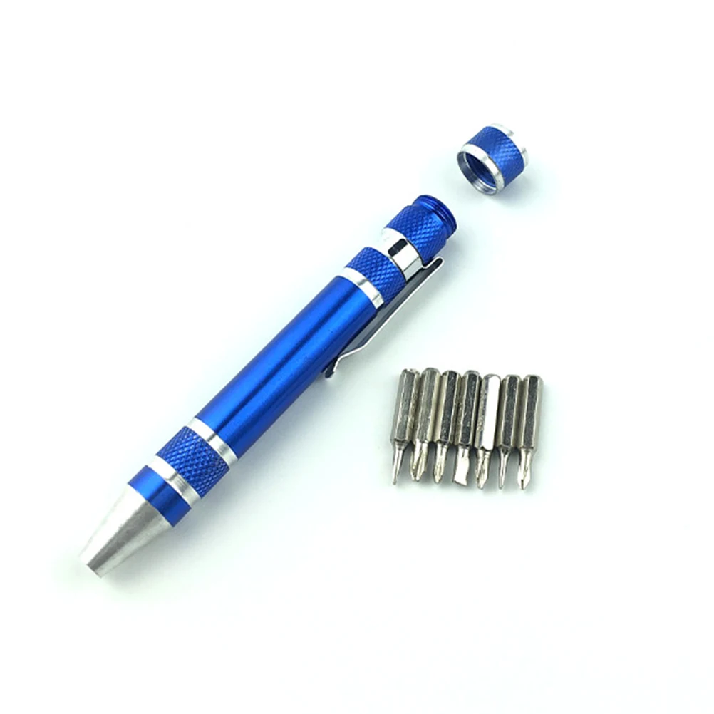 8 в 1 мини гаджеты Инструменты для ремонта многофункциональная алюминиевая