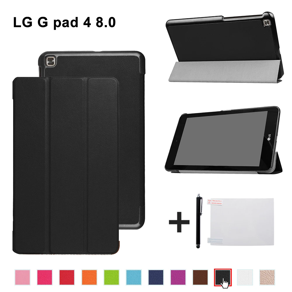 Защитный чехол из искусственной кожи книжка Магнитная подставка для LG Gpad4 P530