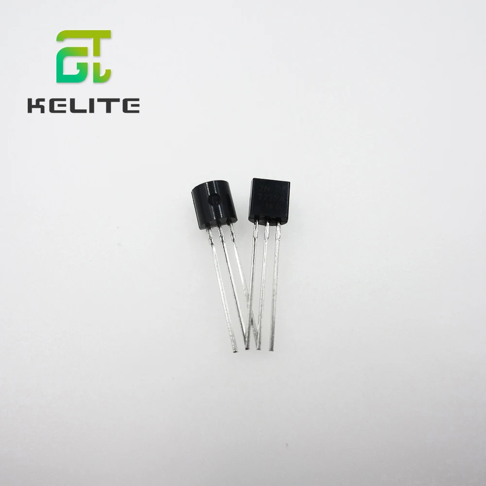 

1000PCS/LOT in-line 2N2222A triode transistor NPN switching transistors TO-92 0.6A 30V NPN 2N2222