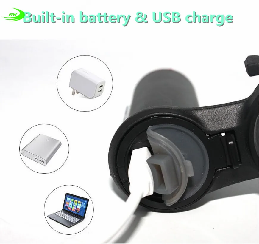 Велосипедный фонарь задний для велосипеда USB зарядка LED 360 градусов лазерный