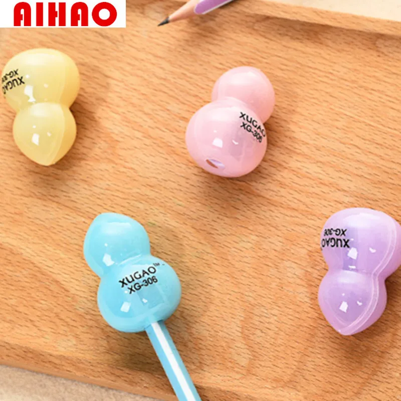 12 шт./лот Новое поступление точилка для карандашей Творческий calabash Дизайн