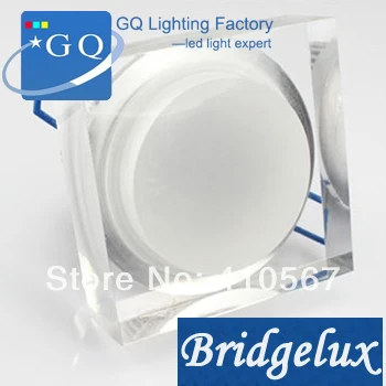 

Fedex DHL 7W led Crystal light ceiling light,down light,Spot light AC85~265V 120-130LM/W