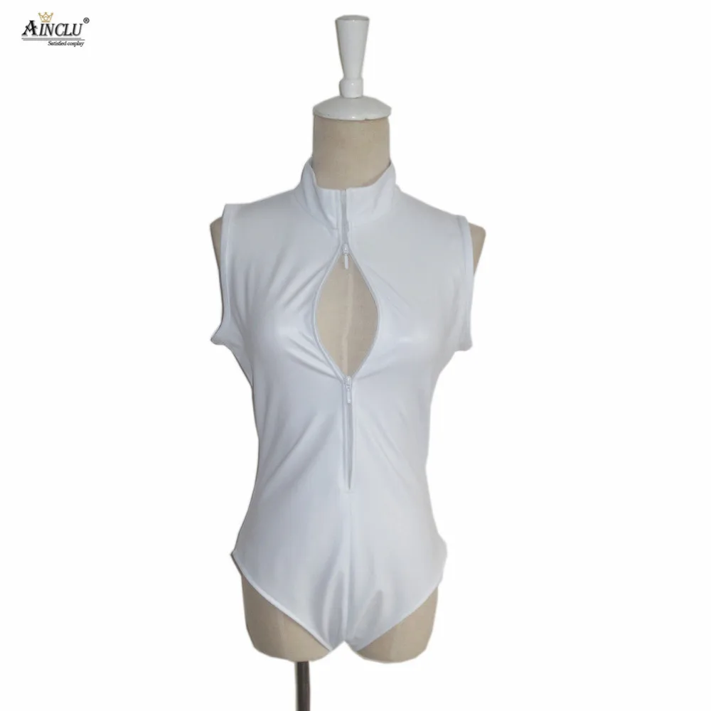 Ainclu womens performance Zentai Cosplay Anime Second Element Lovely Sister Sexy open Breast Swimsuit adults Half Tights | Тематическая