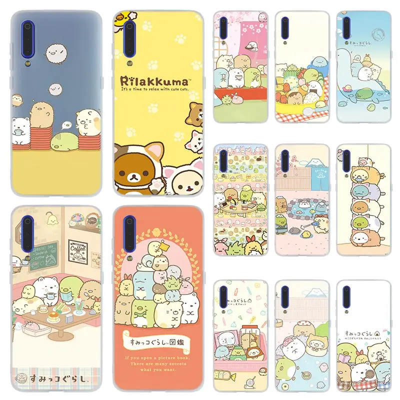 Чехол для телефона MLLSE sumikko gurashi Rilakkuma Xiaomi MI 11 10 9 8 A2 A1 A3 Lite Se CC9 9t Pro 6 6X 5X Mi11 Ultra|Бамперы|