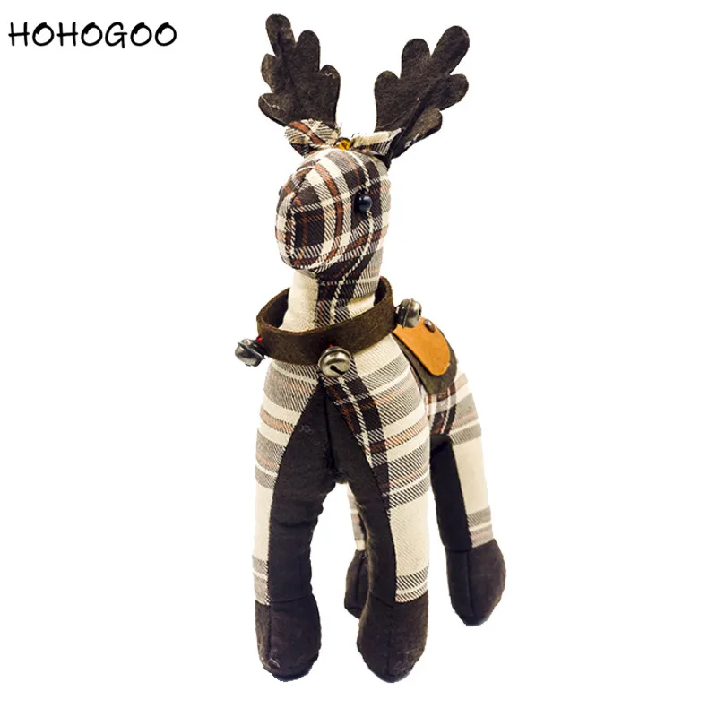 HOHOGOO 1 шт. Лось Рождественское украшение ткань новый год ужин вечерние 2018