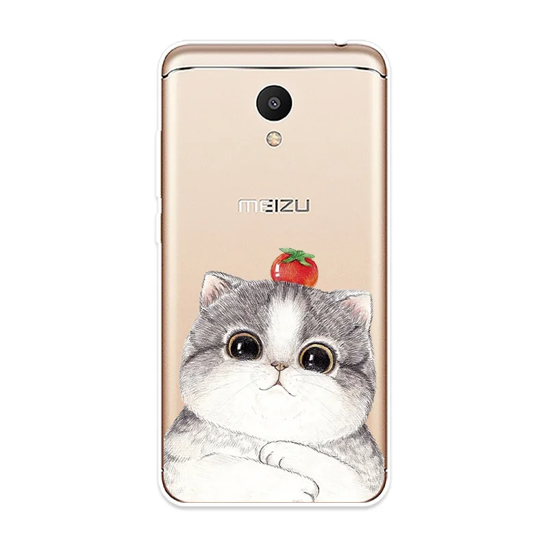 Phone Case For Meizu M3 M5 M6 NTOE M3S M5S M5C M6S M6T U10 U20 Cover Cute Dog Cat Patterned Silicone Soft Shell |