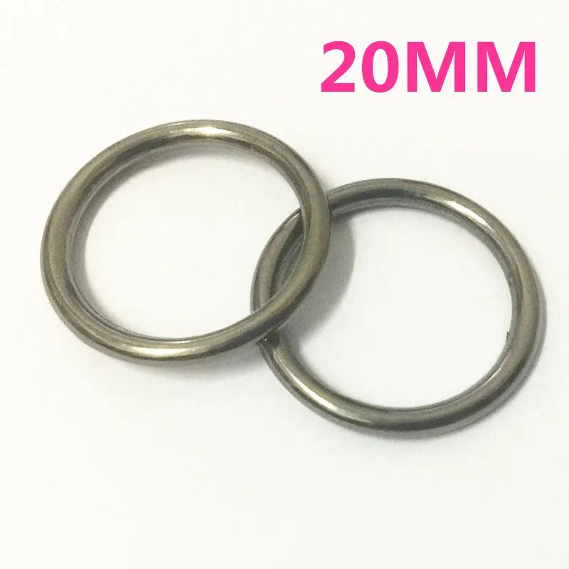 

5 шт., круглые кольца из кожи, 20 мм