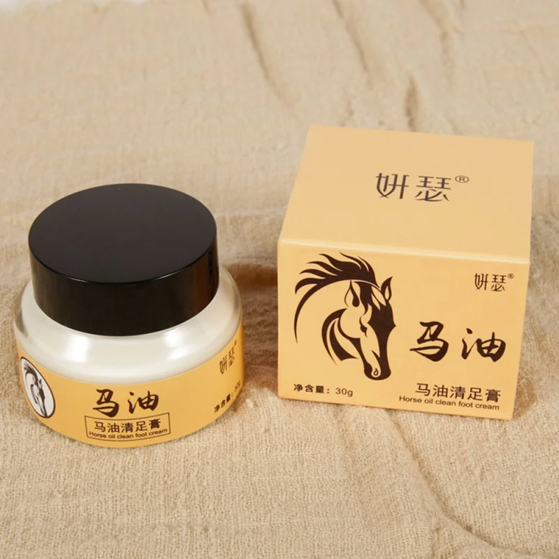 

1pc Horse Oil Hand Foot Crack Cream Heel Chapped Peeling Foot Hand Repair Anti Dry Crack Skin Ointment Cream 30g
