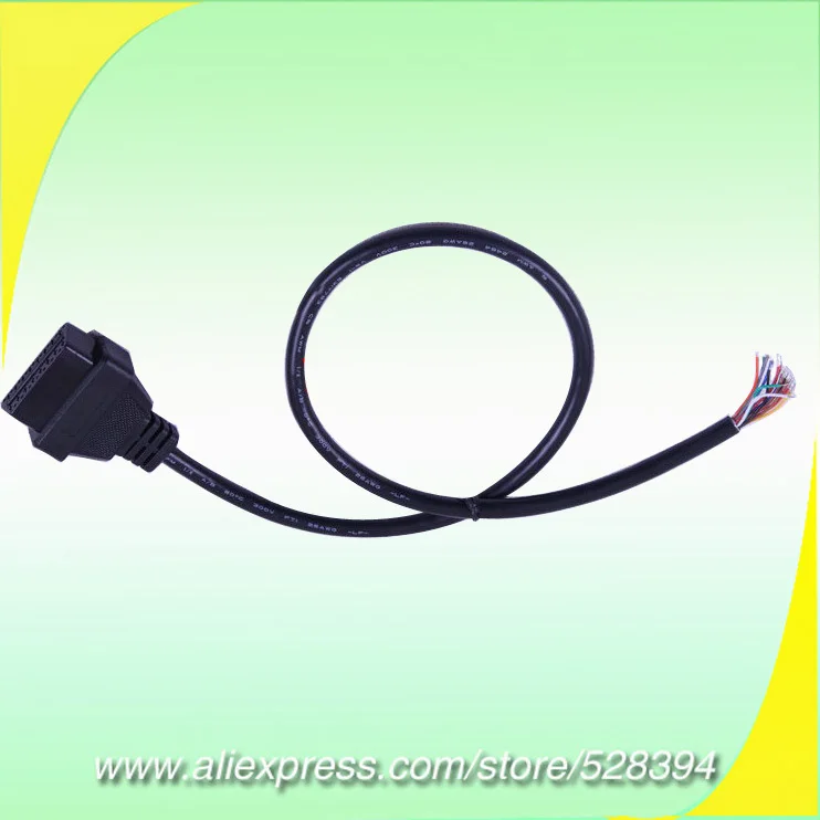 Wholesale Auto Car Diagnostic Cable OBD2 OBD 2 OBD-II OBDII 16PIN Female TO End Open OBD CABLE 16 PIN J1962F TO OPEN