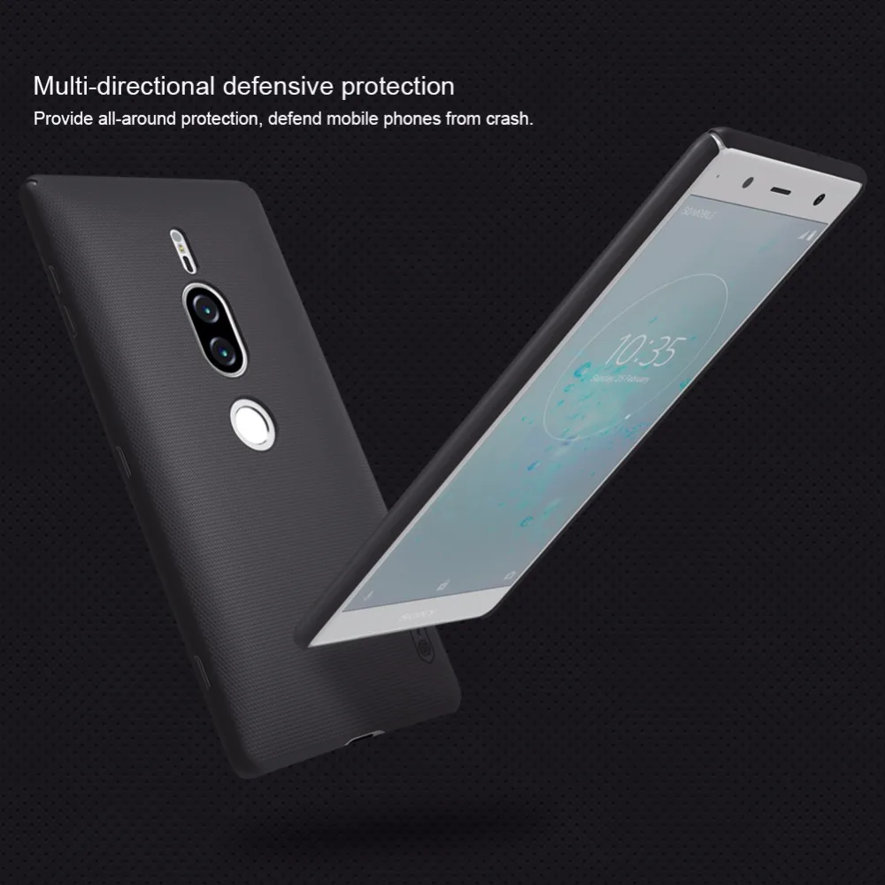 Чехол NILLKIN для sony Xperia XZ2 Premium, супер матовый защитный жесткий чехол-накладка, розничная посылка