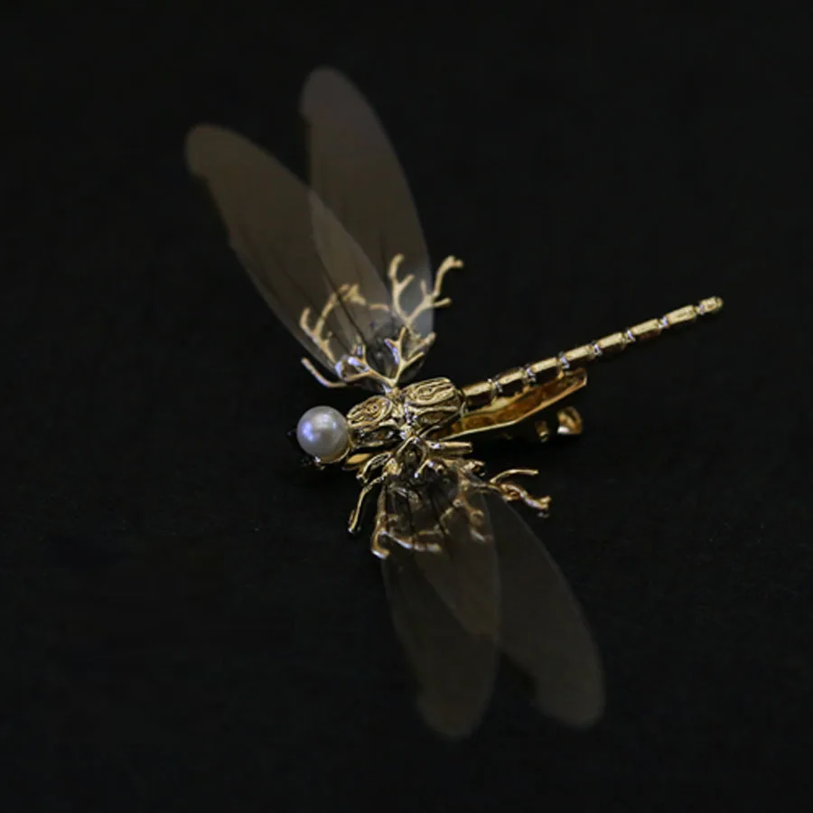 Модные уникальные ювелирные изделия дизайн Schmetterling Большая Стрекоза модная женская брошь femme Bijoux винтажные Броши с насекомыми для женщин