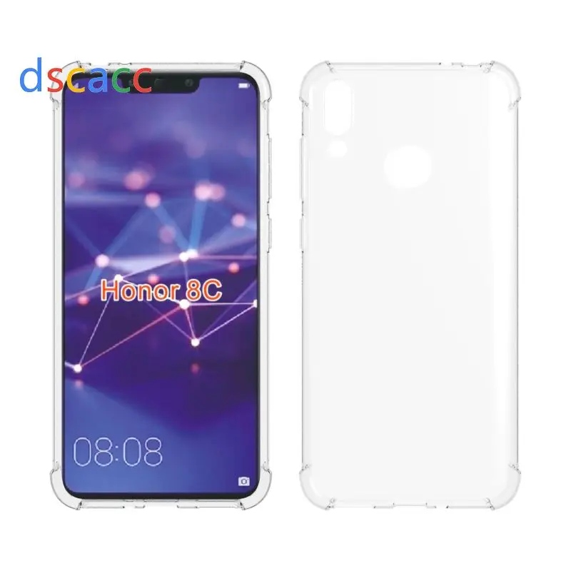 Dscacc воздушной подушке Кристалл ТПУ чехол для huawei Honor 8C (упаковка 100