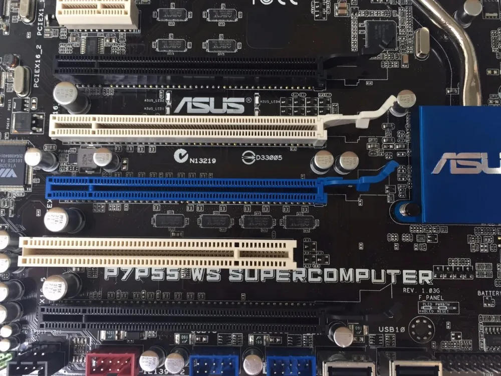 Оригинальная материнская плата для ASUS P7P55 WS Supercomputer LGA 1156 DDR3 16GB USB2.0 P55 настольная материнская плата