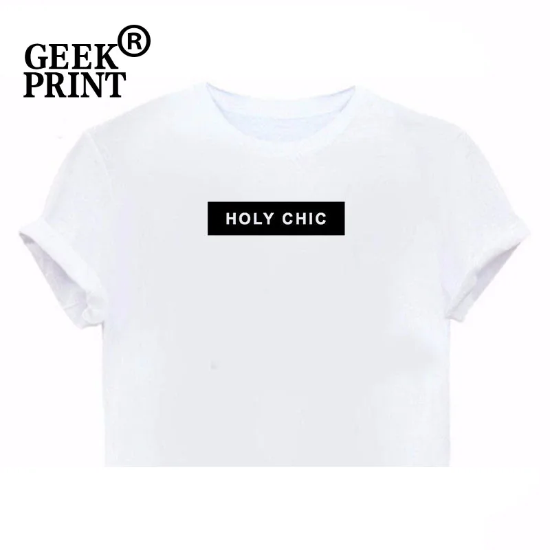 Женские топы футболки с принтом HOLY CHIC женские Забавные meme sarcasm модные в стиле