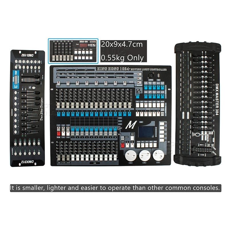 Беспроводная зарядка DMX Console30 оборудование для сценического управления для DJ Дискотека ночной клуб контроллер светодиодный плоский пар/движущаяся головка/точечное освещение