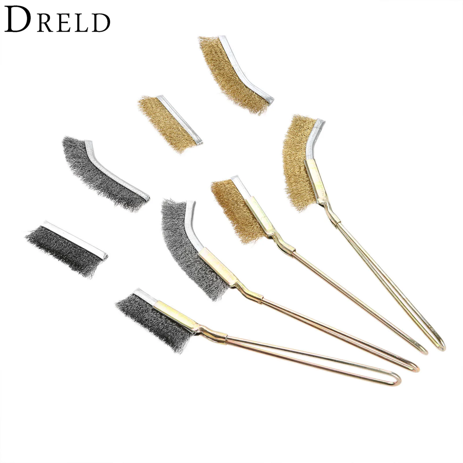 DRELD стальная щетка из медной проволоки чашка полировальная Щетка Колеса Dremel аксессуары вращающиеся чистящие щетки для полировки металла