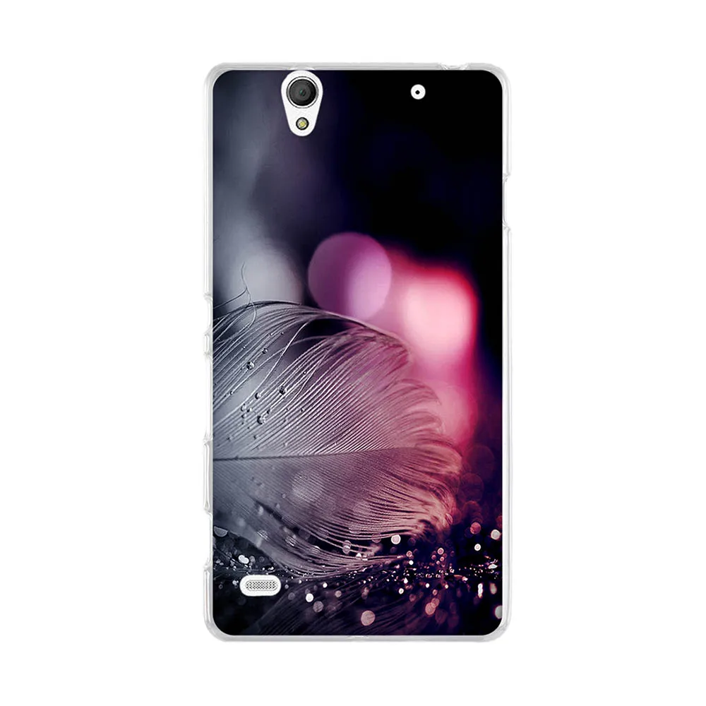 Силиконовый чехол для sony Xperia C4 E5303 E5306 E5353 5,5 дюймов, мягкие ТПУ чехлы для телефонов с принтом, Мультяшные чехлы - Цвет: 8