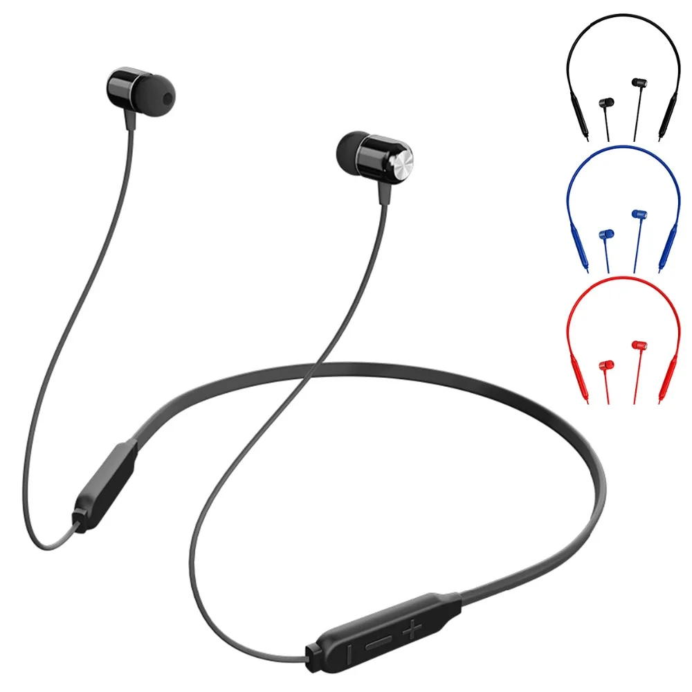 Спортивные магнитные Bluetooth наушники SOONHUA беспроводные вкладыши с микрофоном и