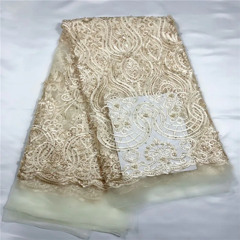 2019 Последние Французский нигерийские кружева ткани Высокое качество тюль