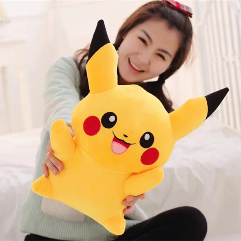 Популярная маленькая плюшевая игрушка Pikachu 25 см с героями мультфильмов мягкие