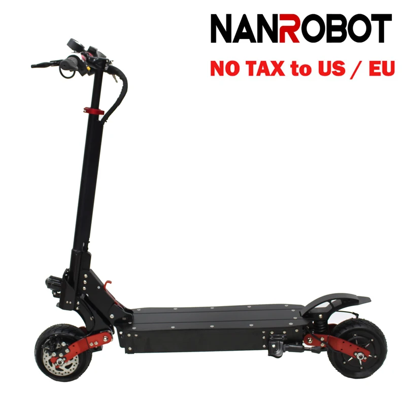 NANROBOT V8 8 &quot1600 Вт Мощный взрослый Электрический скутер 48 В 26AH 40 миль большая