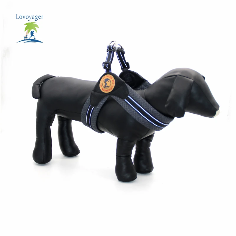 Модный Светоотражающий ошейник для собак дышащая сетка упряжка тренировки жилет