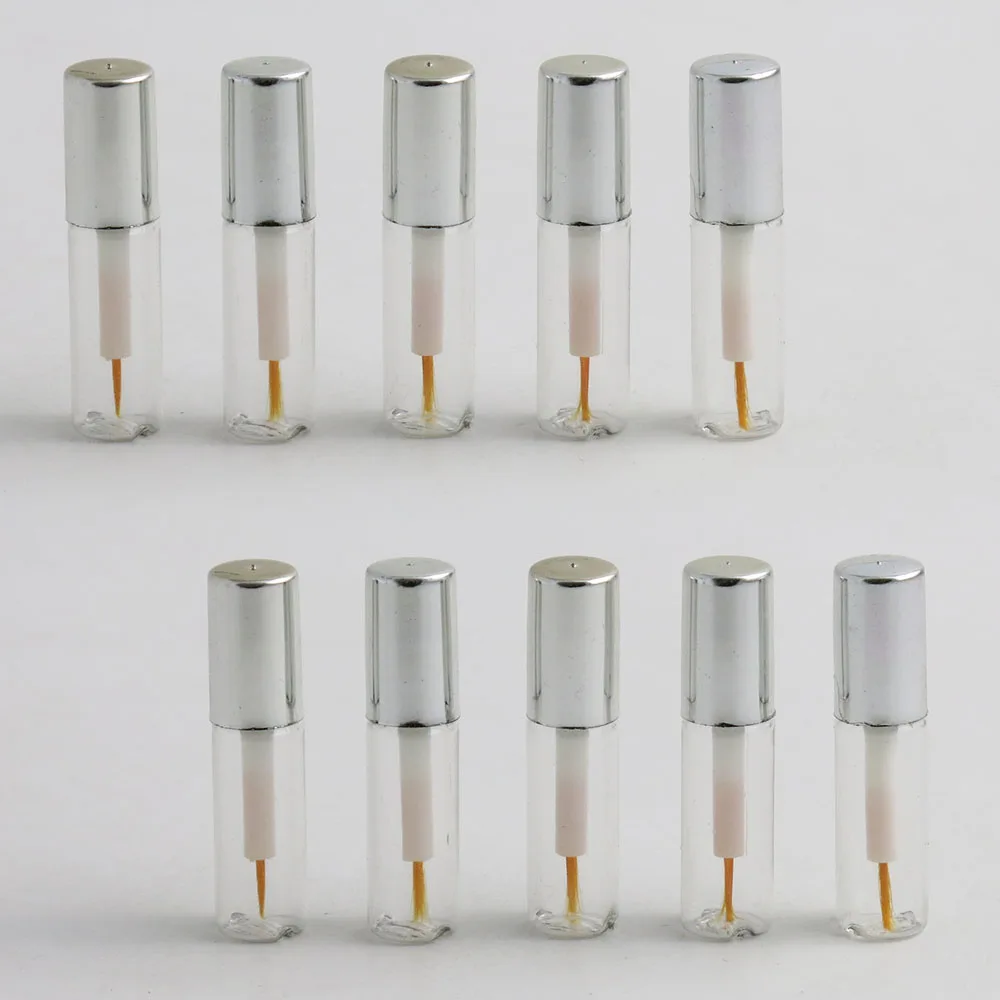 

5pcs 1.2ml Bottle Plastics Containers Empty Clear Tube Eyeliner lash Lipgloss Split Bottles Accessory