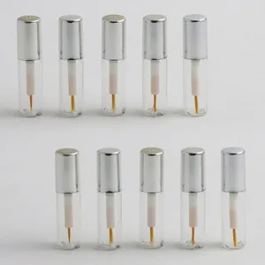 5 шт. 1,2 мл бутылка пластмассовые контейнеры пустые прозрачные трубки подводка для глаз ресниц блеск для губ Сплит бутылки аксессуар