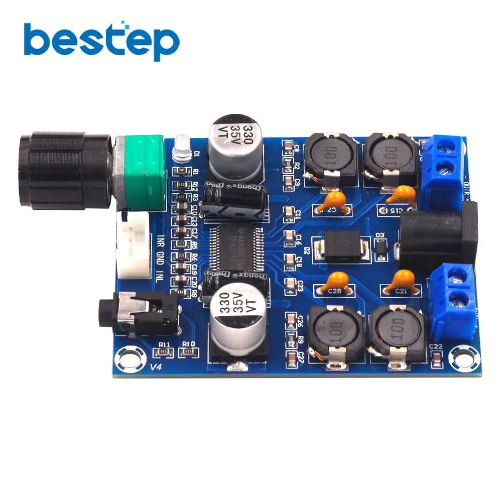 XH-M312 M312 TPA3118 TPA3118D2 DC 12V 24V 28V 3A Output 45W x 2 Digital HD Edition Audio Low Power Amplifier Board Module | Электронные
