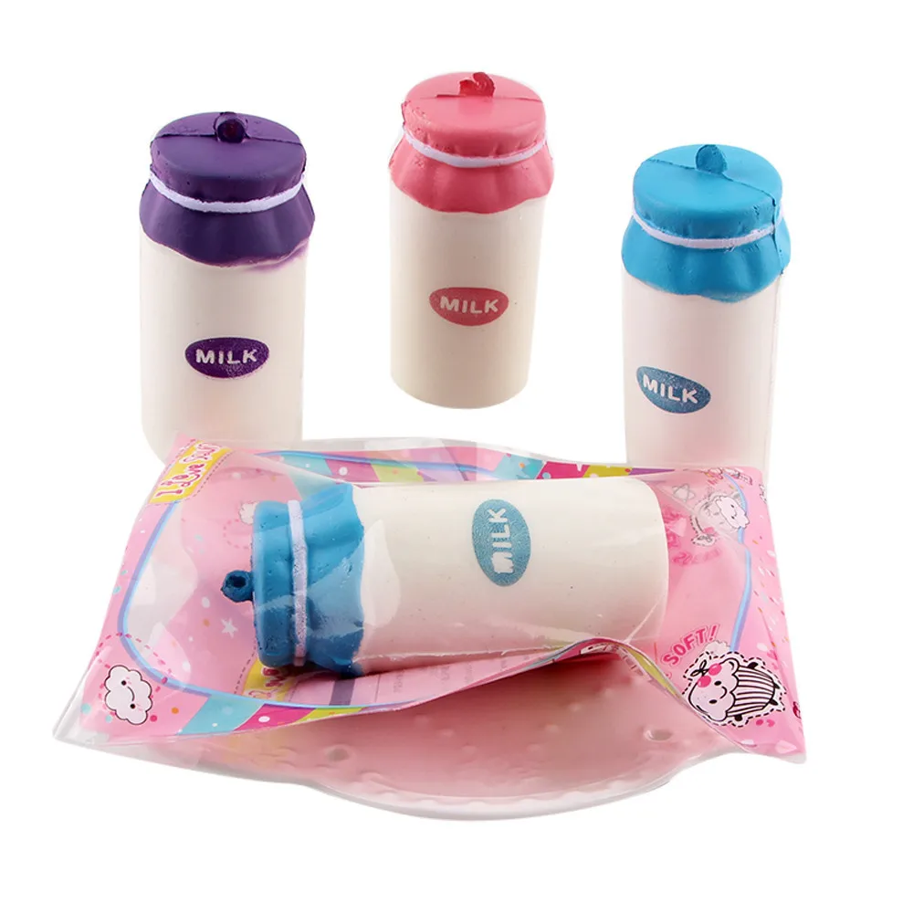 Jumbo Squishy бутылка для йогурта детей снятия стресса у взрослых антистрессовые