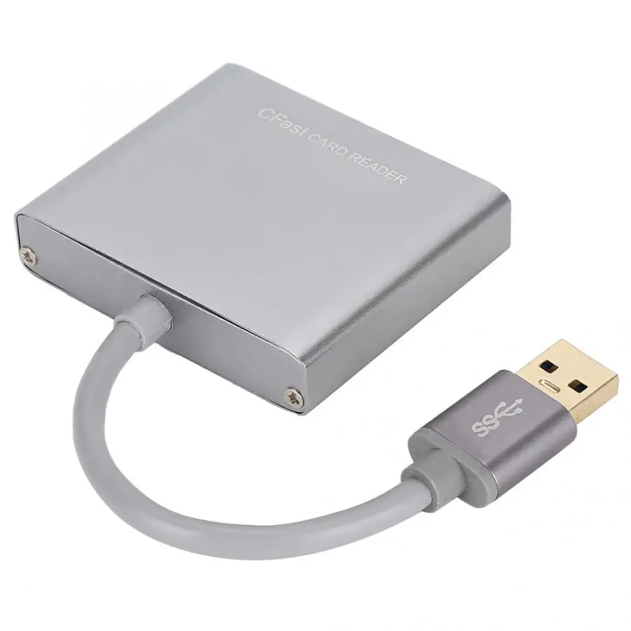CFast кардридер Серебряный CFast2.0 к USB3.0 кардридер алюминиевая карта из сплава ридер для Canon 1DX Mark II USB кардридер
