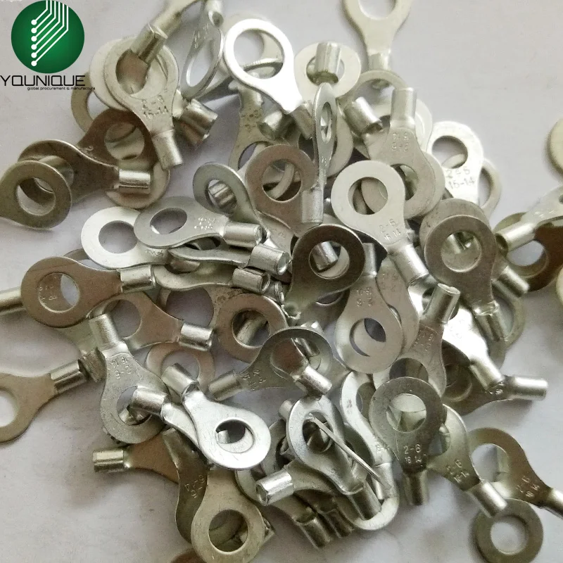 16-14 Gauge Uninsulated/ Non-Insulated Ring Crimp Terminal Electrical #4 #8 #10 1/4 5/16 3/8 1/2 | Обустройство дома