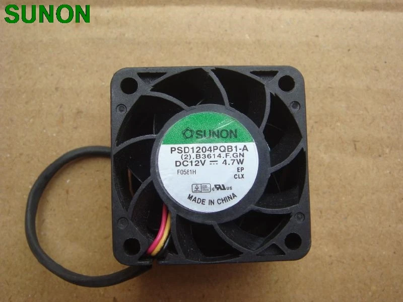 Тайвань SUNON PSD1204PQB1-A 4 см 40 мм 40*40*28 мм 4*4*2,8 см 4028 12 В 4,7 Вт 3 линии Инвертор Вентилятор охлаждения