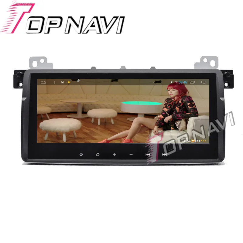 Topnavi 1024*600 четырехъядерный 8 &quotAndroid 6 0 Автомобильный GPS навигатор для BMW E46