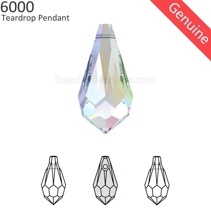 1 шт.) Кристалл от Swarovski 6000 каплевидный кулон сделано в австрийском стиле свободные бусины горный хрусталь сделай сам Изготовление ювелирных изделий