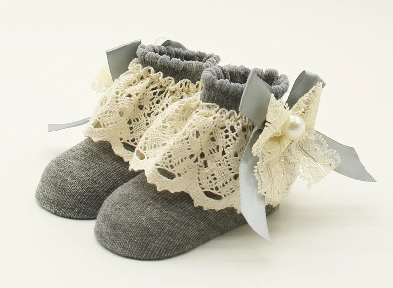 3 пара/лот От 0 до 1 года носки для малышей красивые кружевные маленьких девочек