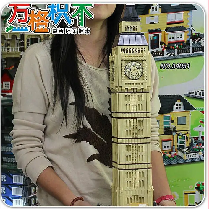 8014 Big Ben Creator 10253 модель Лондона строительные блоки детские образовательные