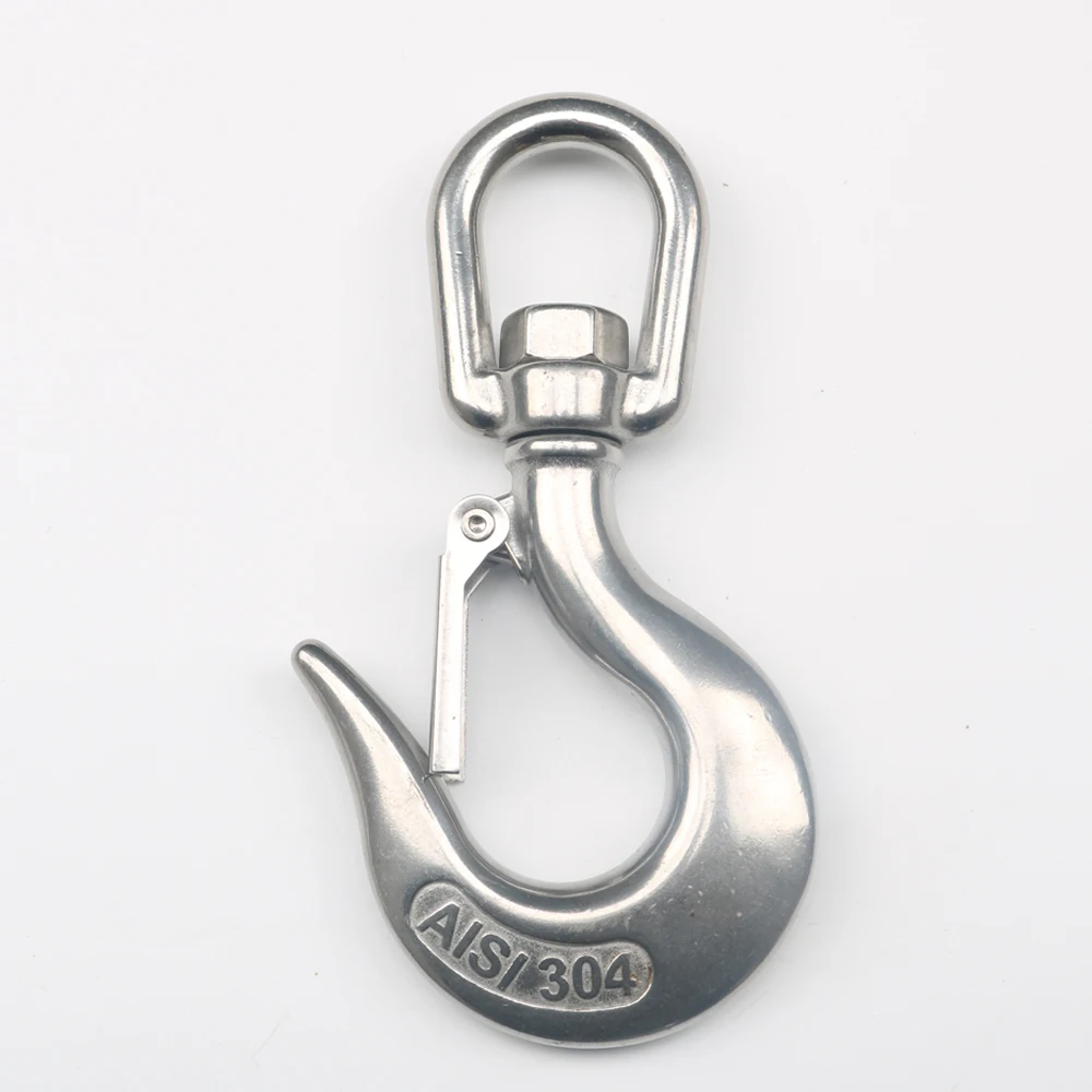 2 шт. нержавеющая сталь 304 морской подъемный глаз поворотный кран крючки морская