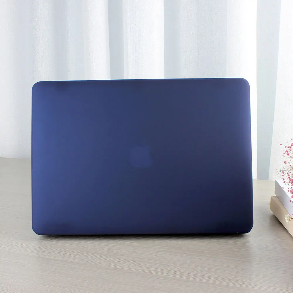 Matte Navy Blue Кристально чистый матовый жесткий чехол для Macbook Pro 13,3 15 16 A2141 Pro retina 12 13 1" Air 11 13 A1932 корпус для ноутбука - Цвет: Matte Navy Blue