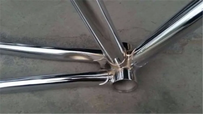 Коламбус хромоли стальная рама Луг погоня трек велосипед Frameset Velo погоня фиксированная передача велосипед FrameCustom-сделанная рама
