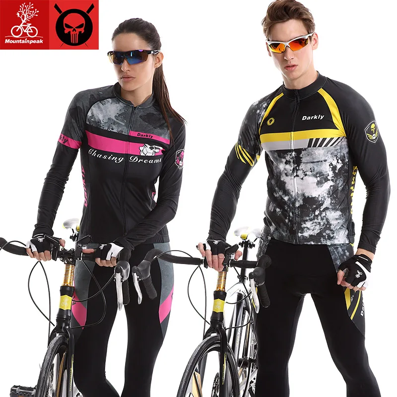 Mountainpeak с длинным рукавом Велосипеды набор весна/2017 Лето новые костюмы для обувь