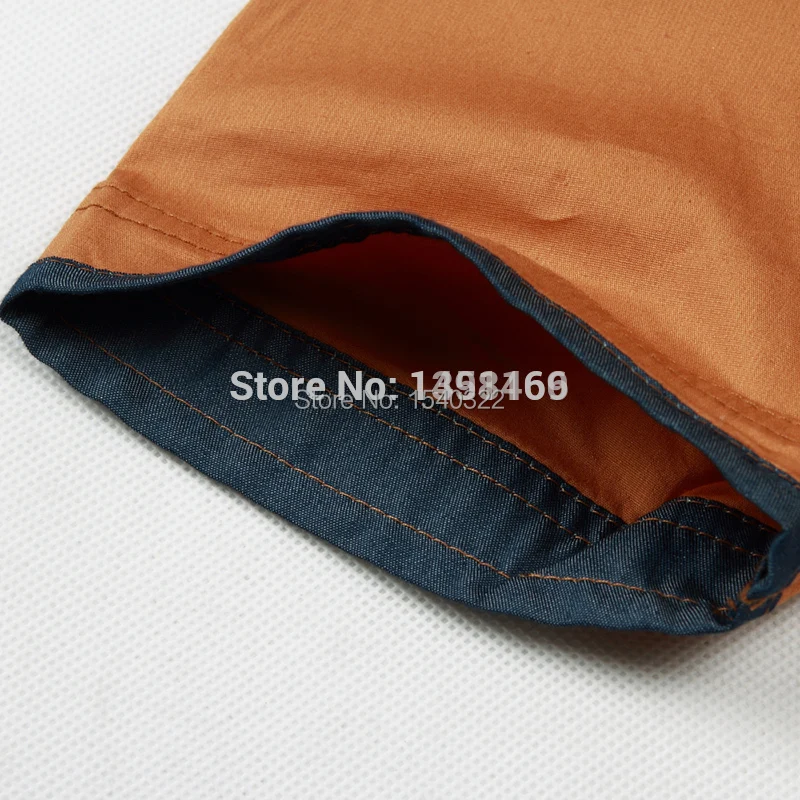 2014 Hot Sale Free Shipping Retails Pieces Single Breasted Twill Cotton Spandex Short New Style Fashion Stock Open Shirts Design | Мужская