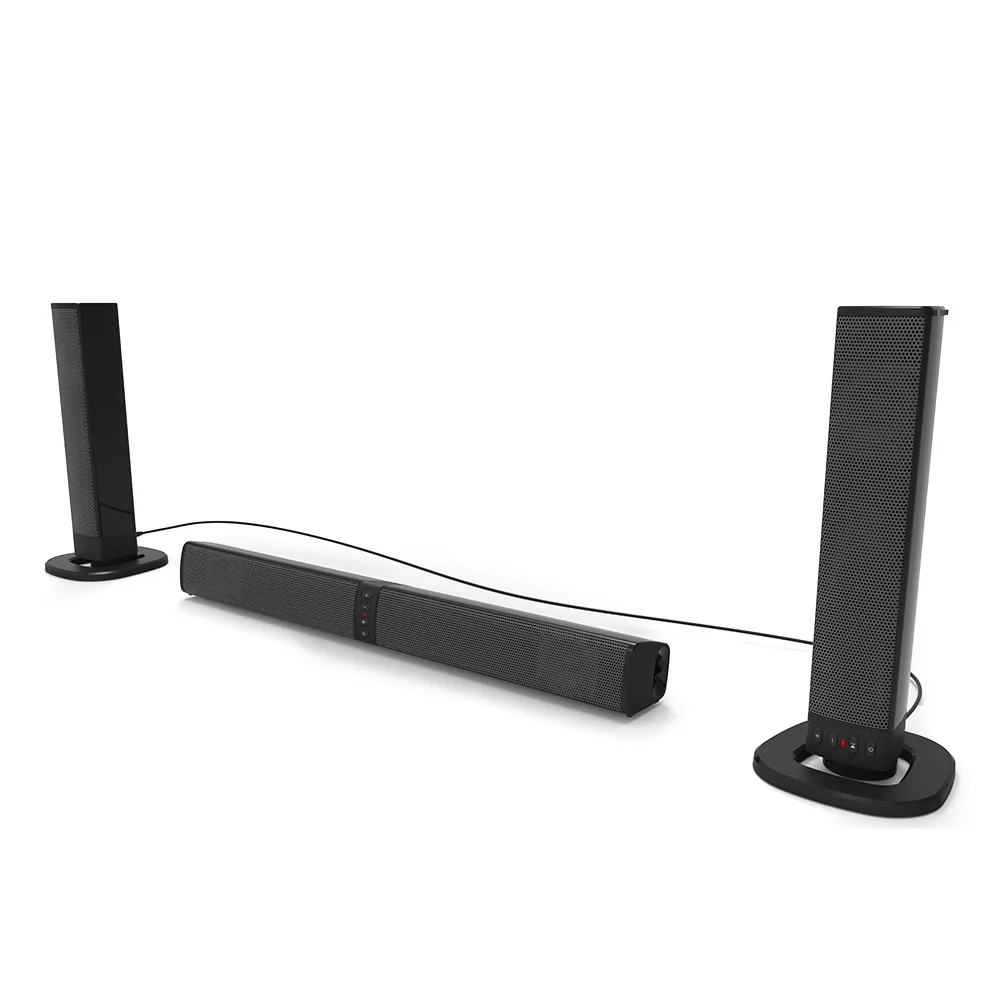 ПВХ Bluetooth динамик Сплит Поддержка TF карта портативный Электрический Саундбар