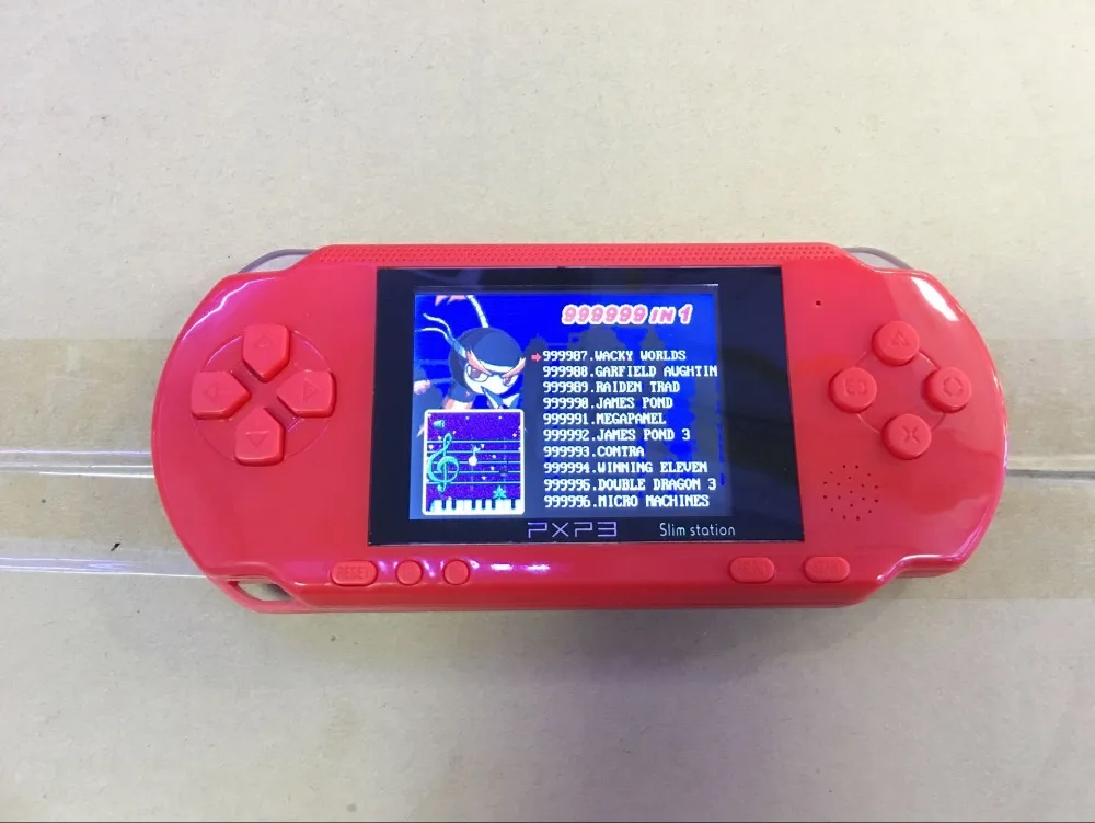 2 7 дюймов Портативный Видео игровой плеер портативная игра встроенный 156 игры 16