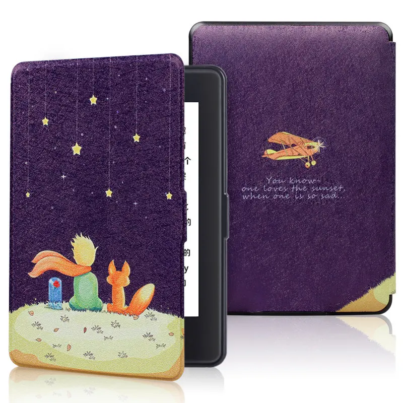 Умный чехол для Amazon Kindle Paperwhite 1 2 3 из искусственной кожи с откидной крышкой, подходит для всех Kindle Paperwhite поколения до - Цвет: little Prince