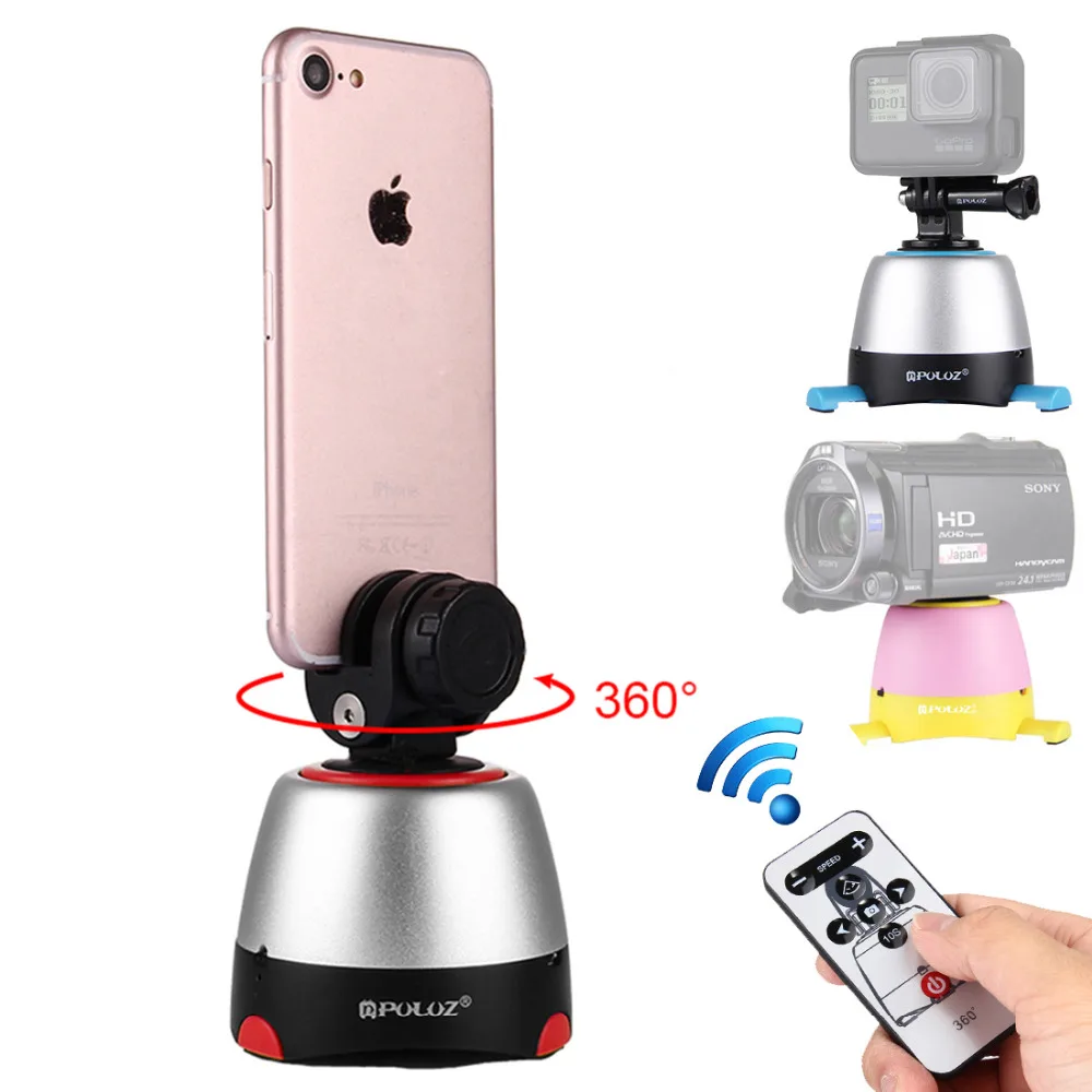 3 в 1 360 градусный панорамный шарнирный шарнир для Gopro мини штатив с клипсой