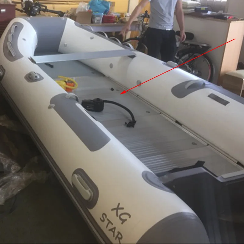 Электрический насос Stermay HT-338 перезаряжаемый для лодки надувной матрас байдарка