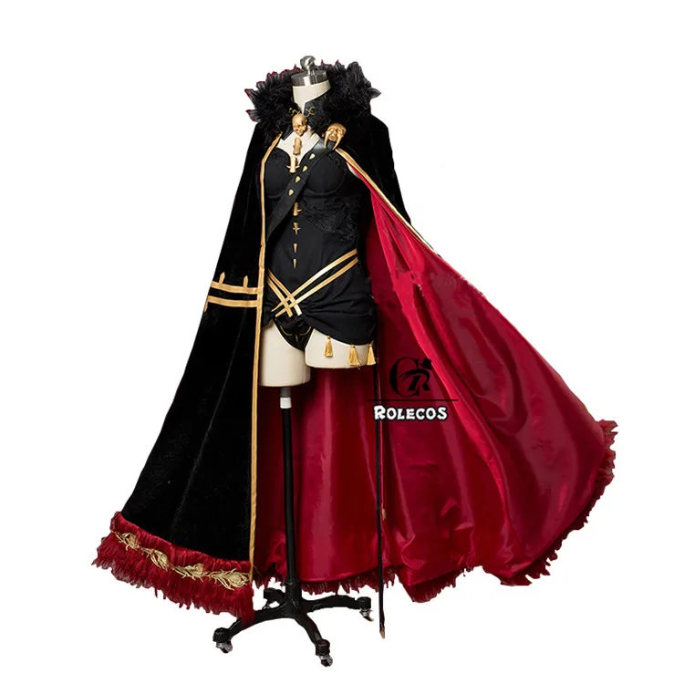 ROLECOS игра FGO Fate Grand Order Косплей Костюм Ereshkigal костюм сексуальное нижнее белье с накидкой для женщин косплей костюм плащ