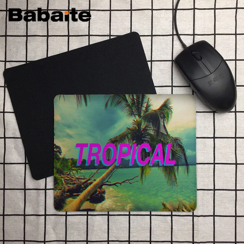 Babaite Vaporwave удобный коврик для мыши игровой коврик для мыши Размер для 25x29 см игровые коврики для мыши
